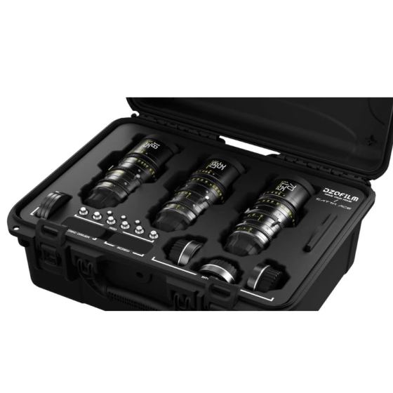 DZOFILM Cine Lens Catta Ace Zoom 3-Lens Kit (18-35/35-80/70-135 T2.9) Black